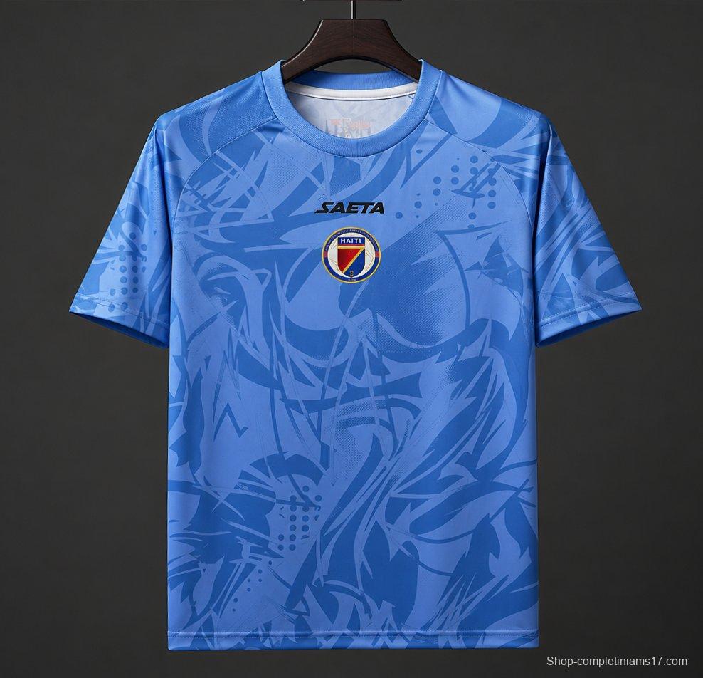 2026 Haiti Goalkeeper Sky Blue Jersey
