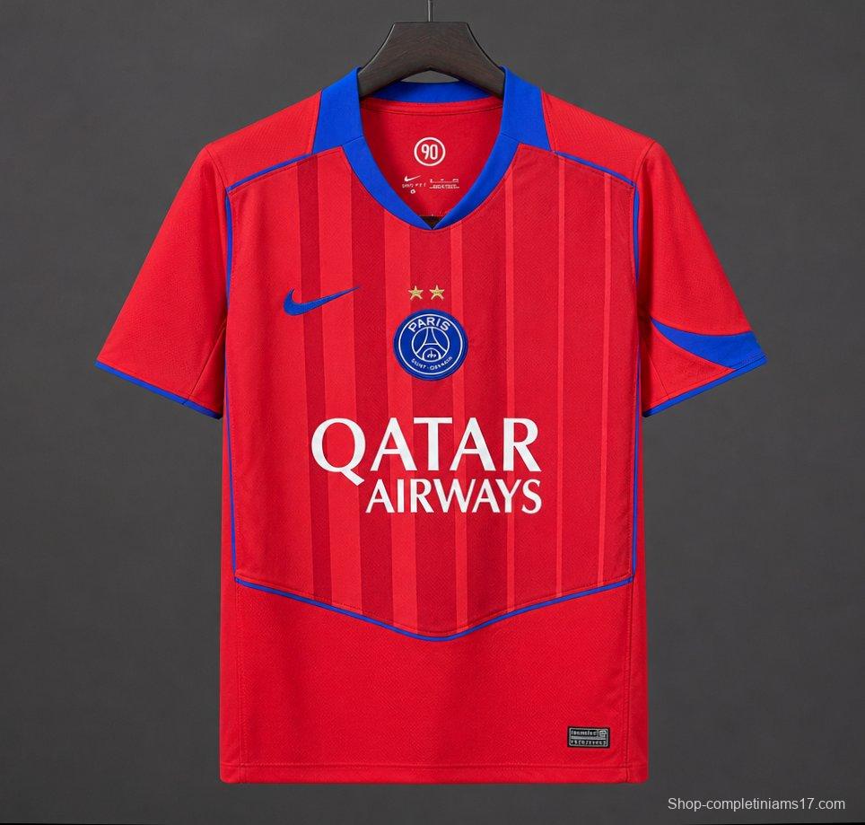 25/26 PSG/Paris Saint Germain Third Red Jersey