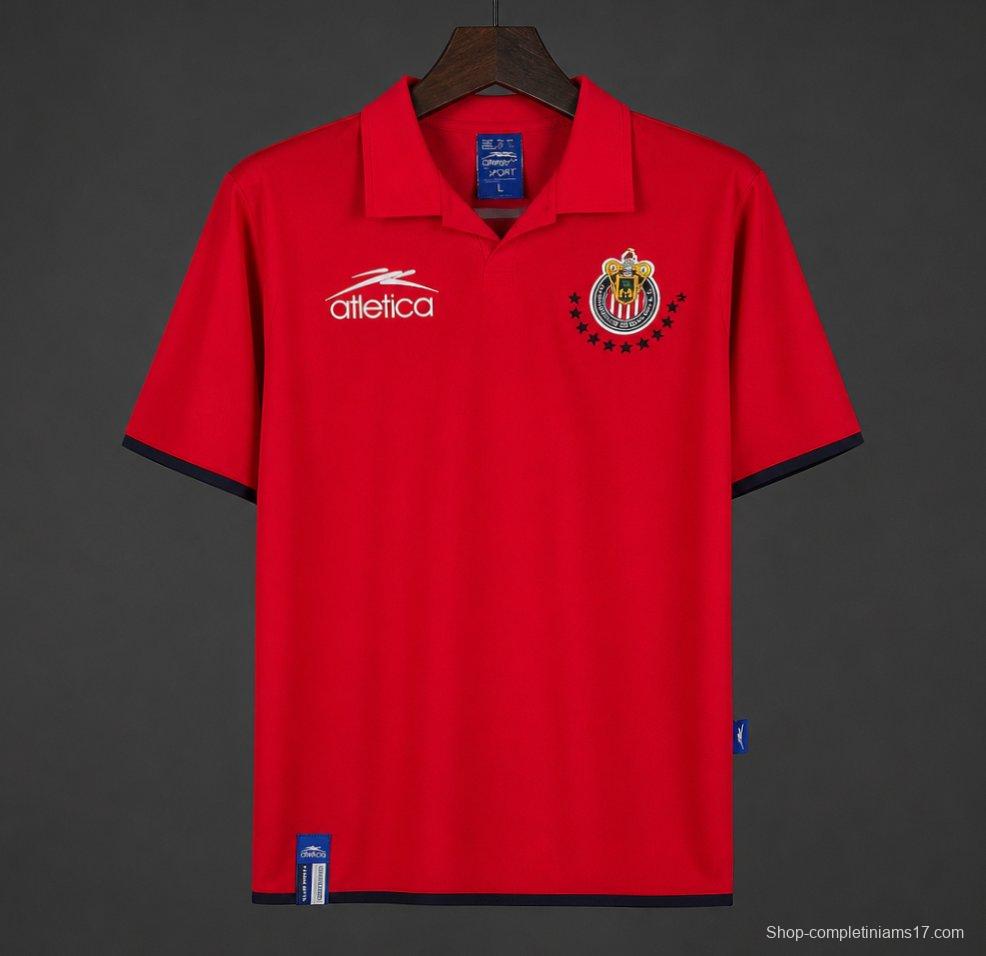 Retro 03/04 Chivas Guadalajara Third Red Jersey