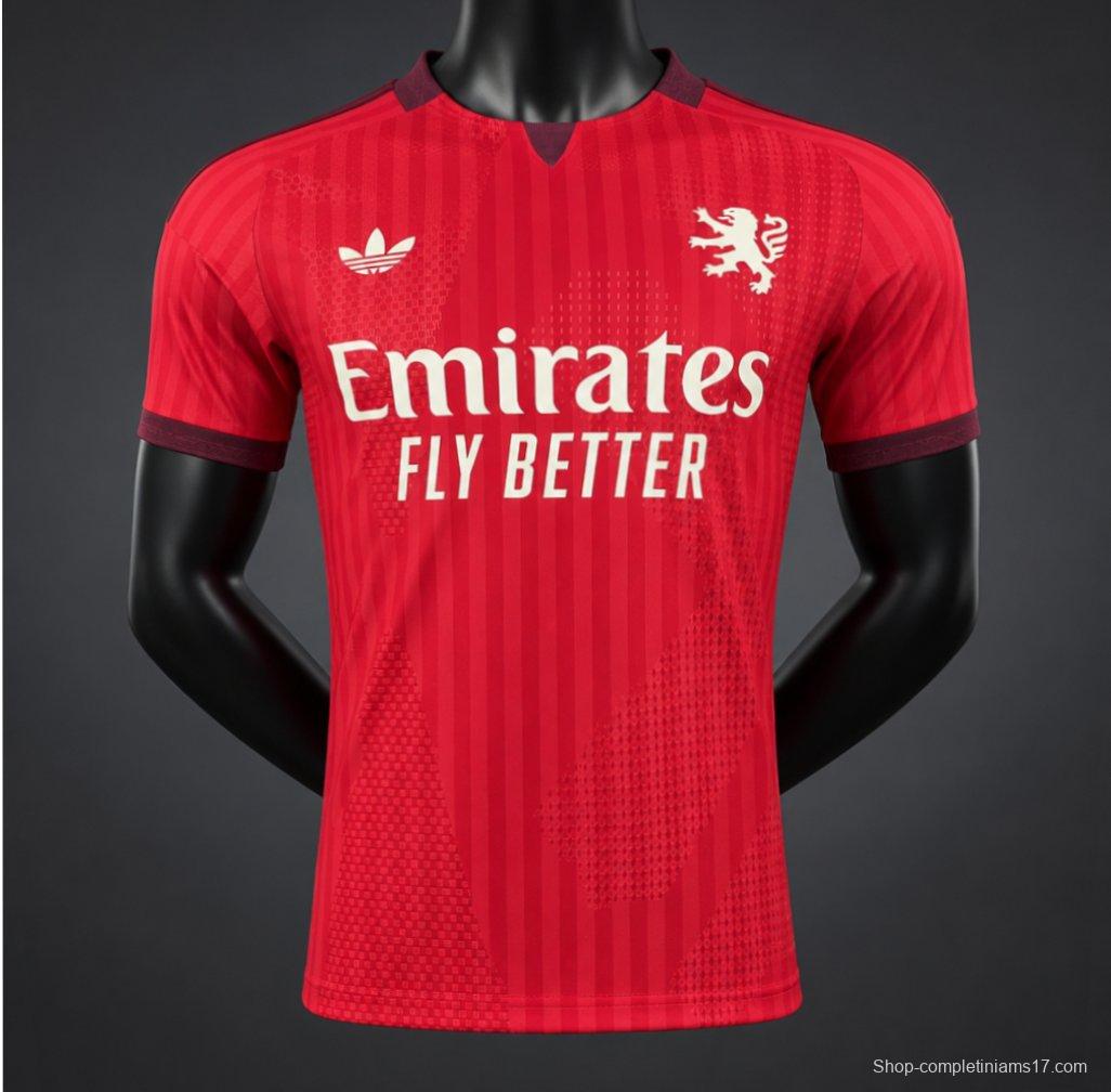 Player Version 26/27 Olympique Lyonnais Away Red Jersey