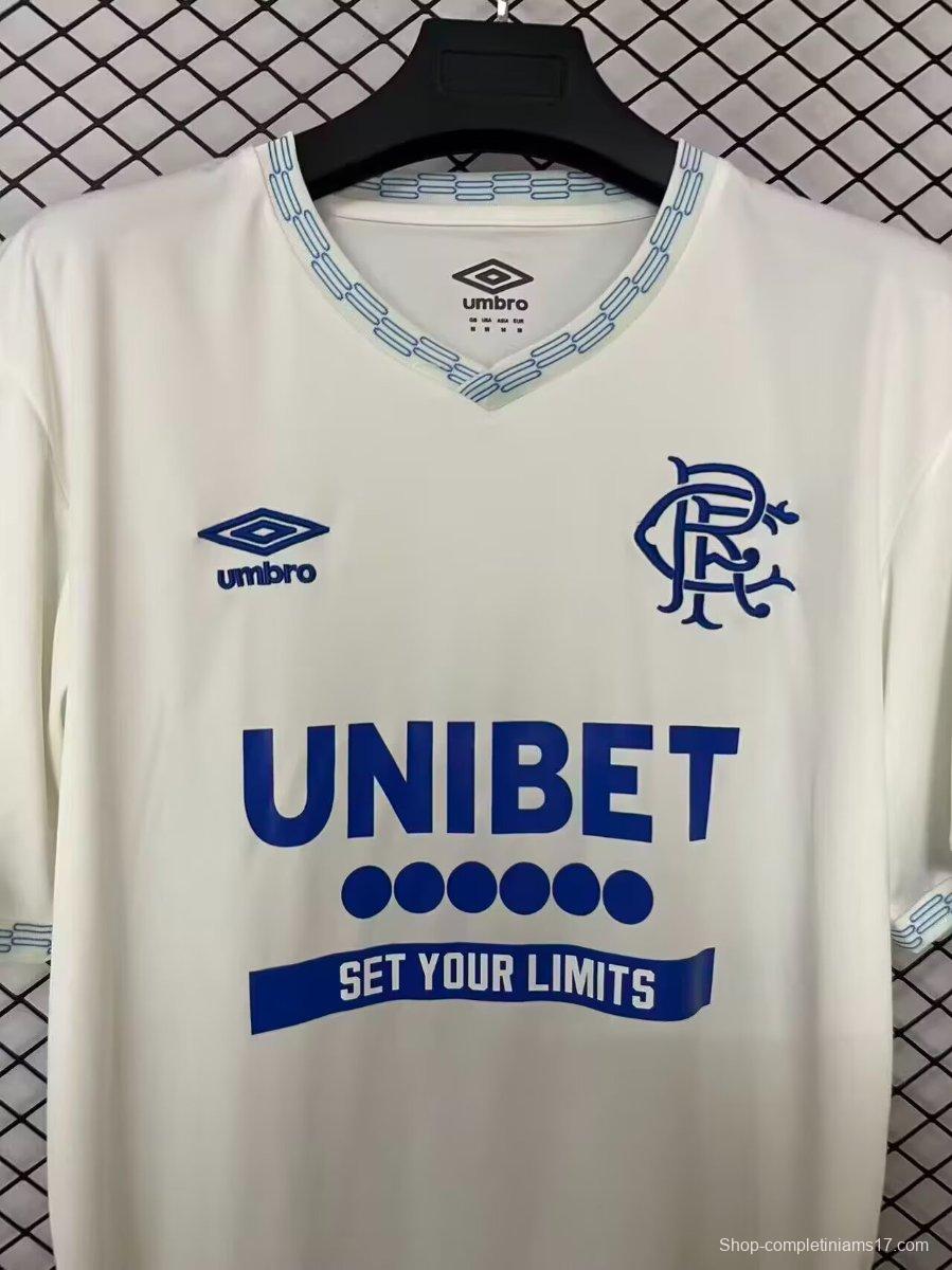 26/27 Glasgow Rangers Away White Jersey