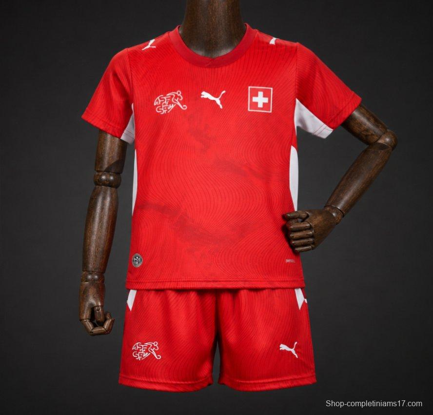 2026 Kids Switzerland World Cup Home Kit