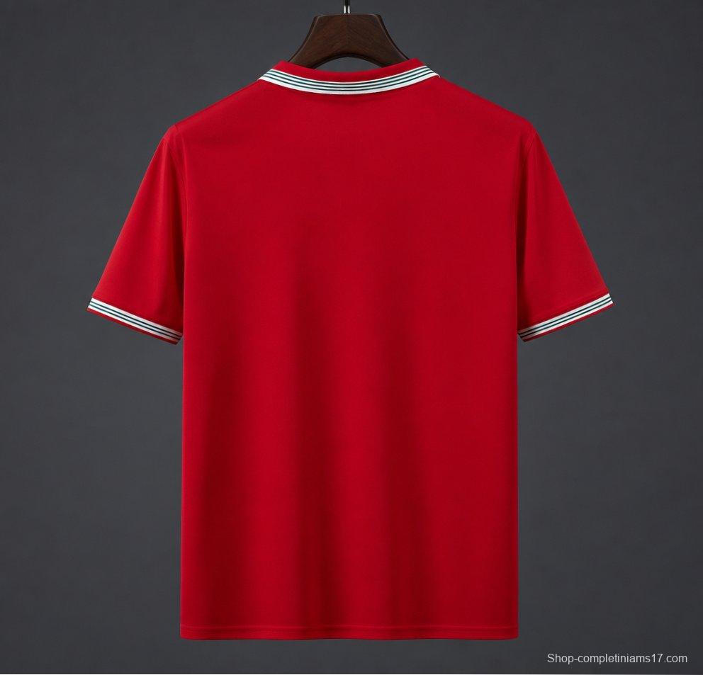 Retro 88/89 Napoli Third Red Jersey