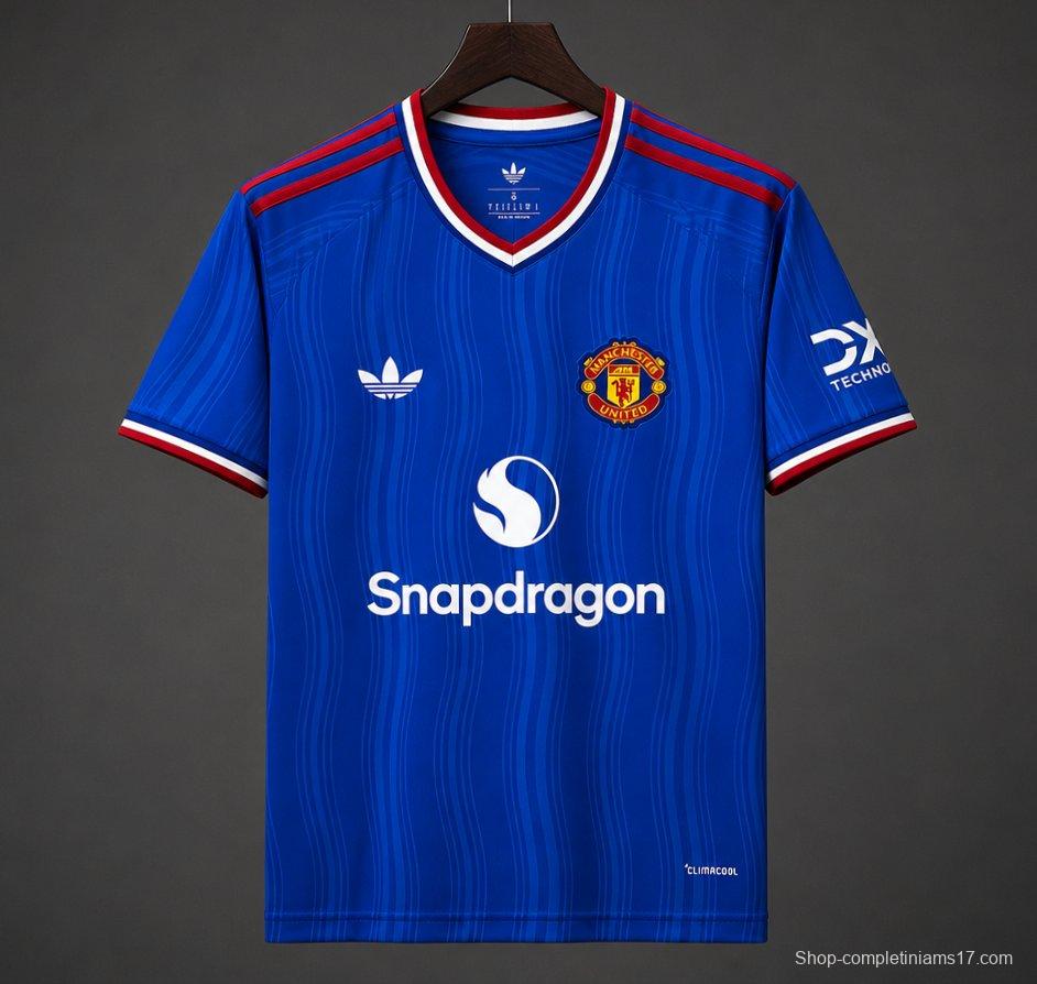 26/27 Manchester United Away Blue Jersey