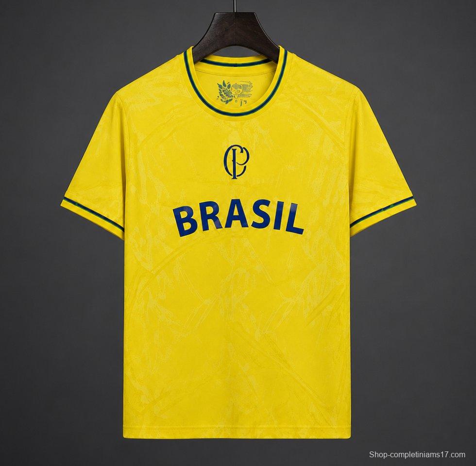 2026 Brazil x Corinthians Special Yellow Jersey