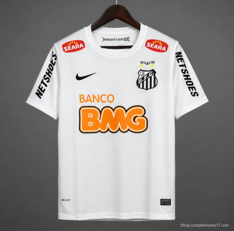 Retro 11/12 Santos Home Jersey