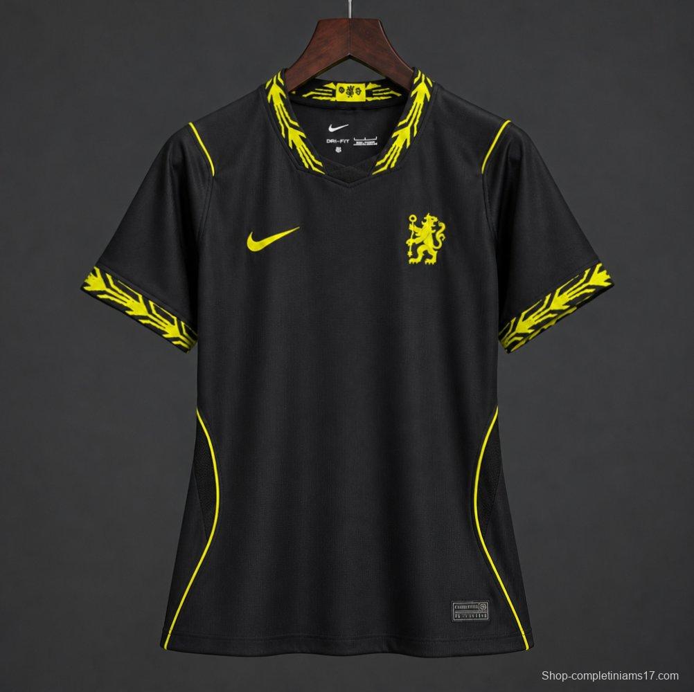 26/27 Women Chelsea Away Black Jersey