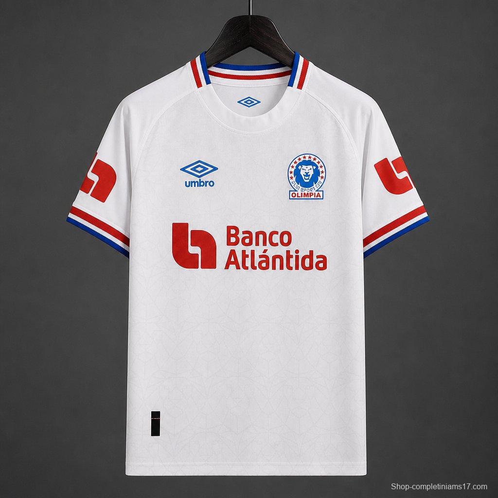 26/27 CD Olimpia Home White Jersey