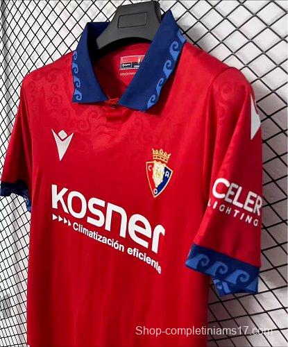 26/27 CA Osa home Red  jersey