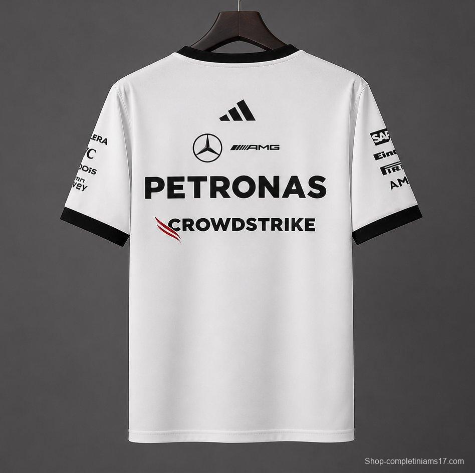 2026 F1 Mercedes-AMG Petronas F1 Team White Training Jersey