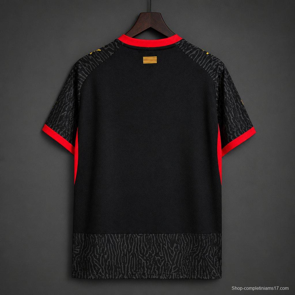 26/27 Girona Away Black Jersey