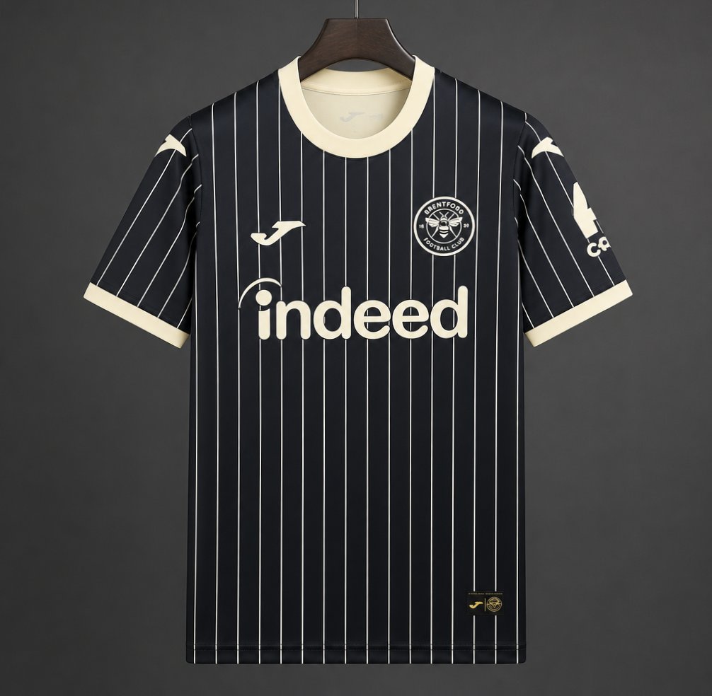 26/27 Brentford Away Black Jersey