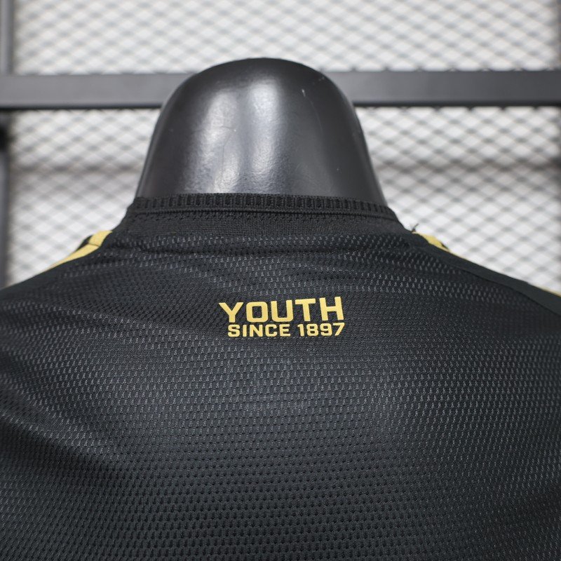 Player Version 26/27 Juventus Black & Gold with Flame Pattern Special Edition Jersey