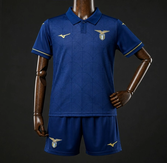 26/27 Kids SS Lazio Third Navy Jersey