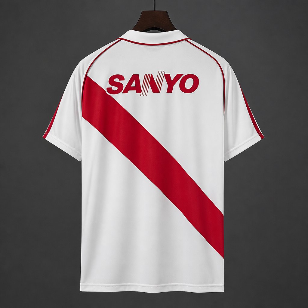 Retro 93/94 River Plate Home White Jersey