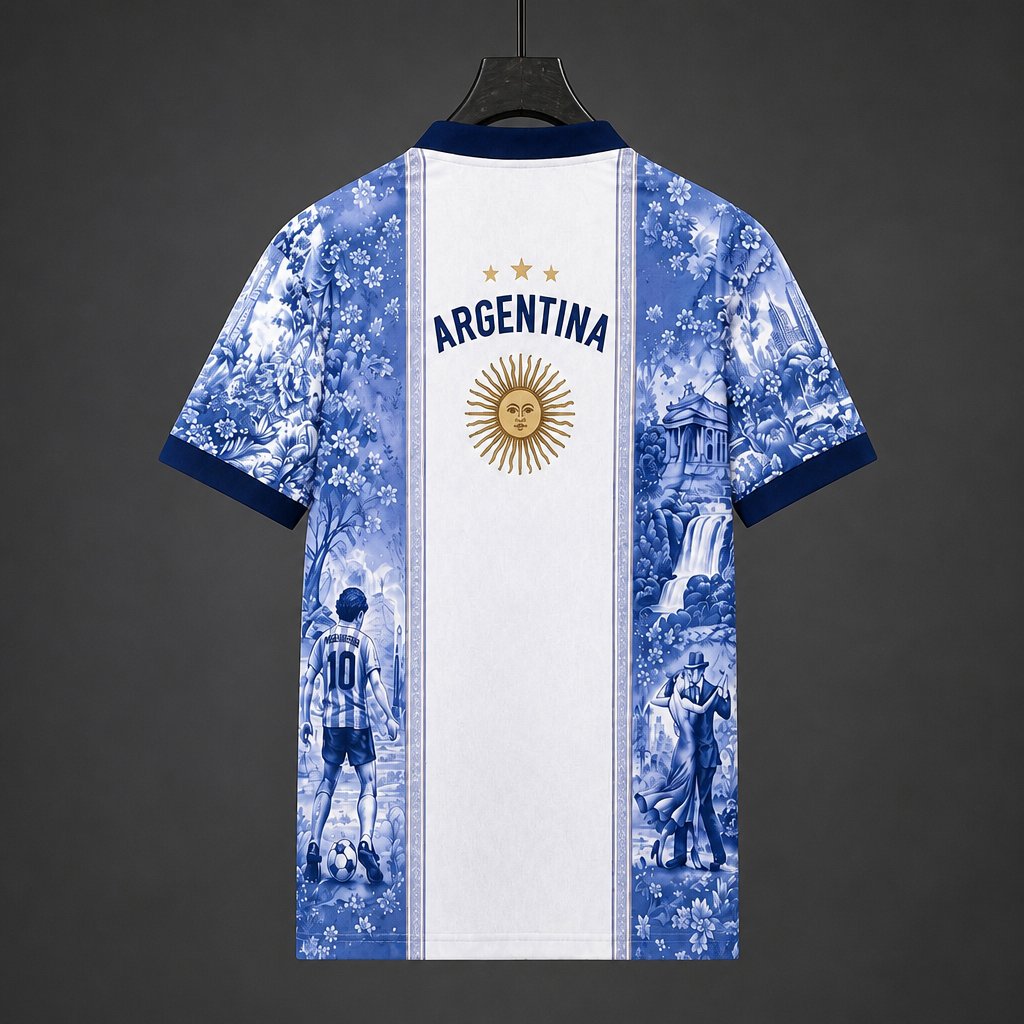 2026 Argentina  Special Edition Polo Collar Jersey