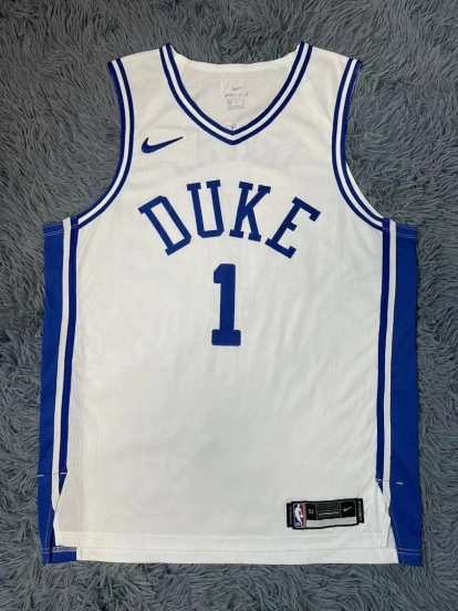 Duke Blue Devils White/Blue Jersey
